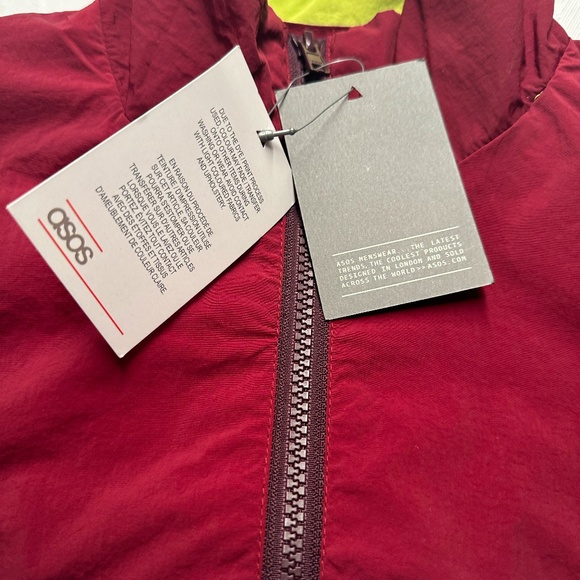 ASOS Western Red, White & Blue Fringe Jacket / Wind Breaker ~ NEW - Picture 6 of 9